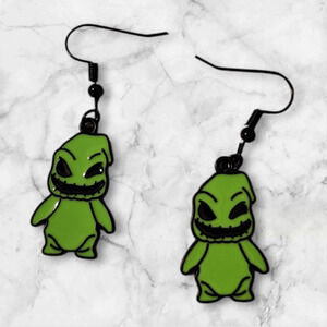 Oogie Boogie Nightmare Before Christmas Charm Earrings Disney